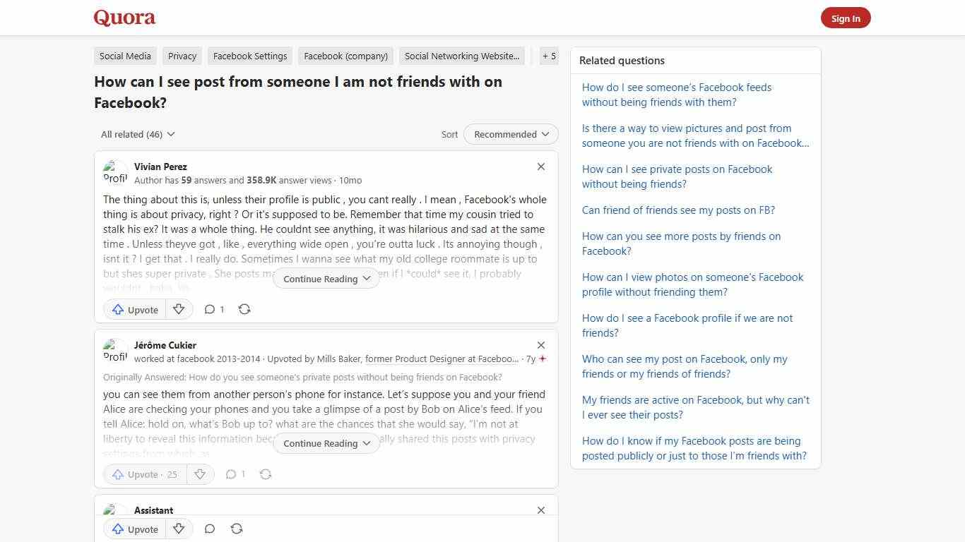 How to see post from someone I am not friends with on Facebook - Quora