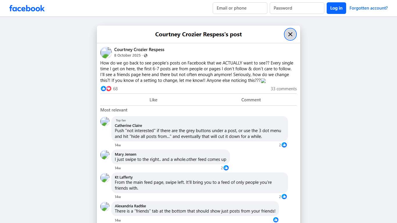 How do we go back to see... - Courtney Crozier Respess | Facebook